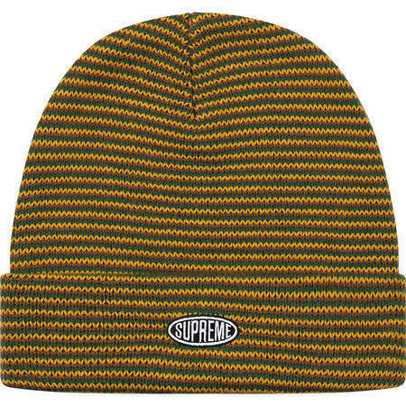 Supreme Zig Zag Stripe Beanie (FW19)- Dark Green