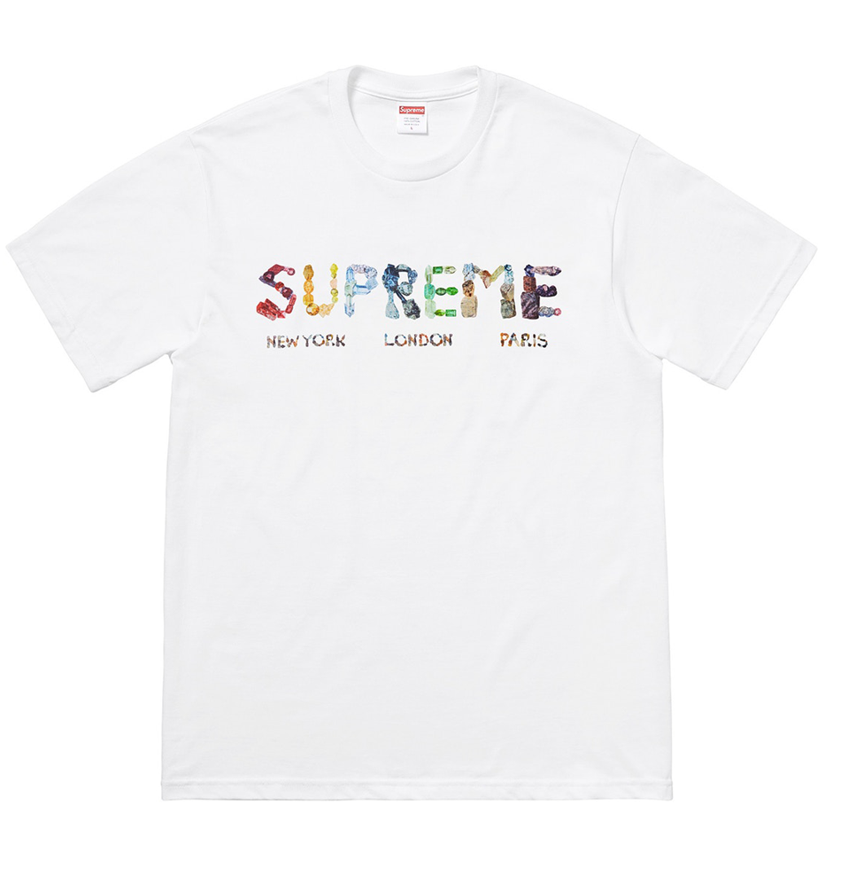 Supreme Rocks Tee White