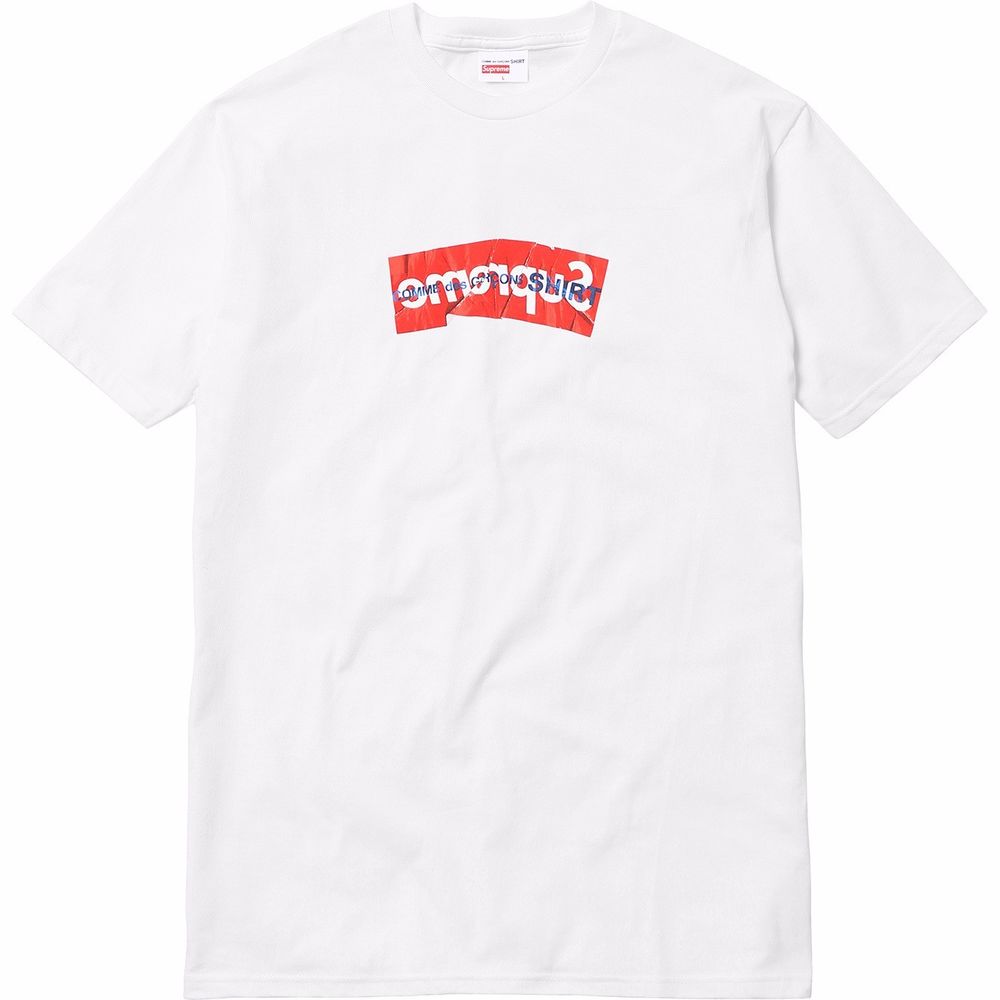 Supreme Comme Des Garcons Tee- White