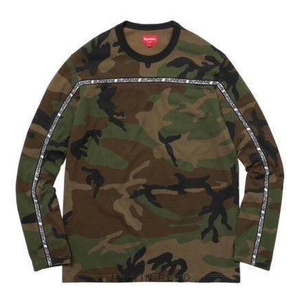 Supreme Tape Stripe Pique top - Camo