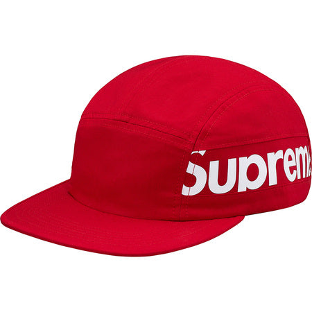 Supreme Side Panel Camp Cap- Red