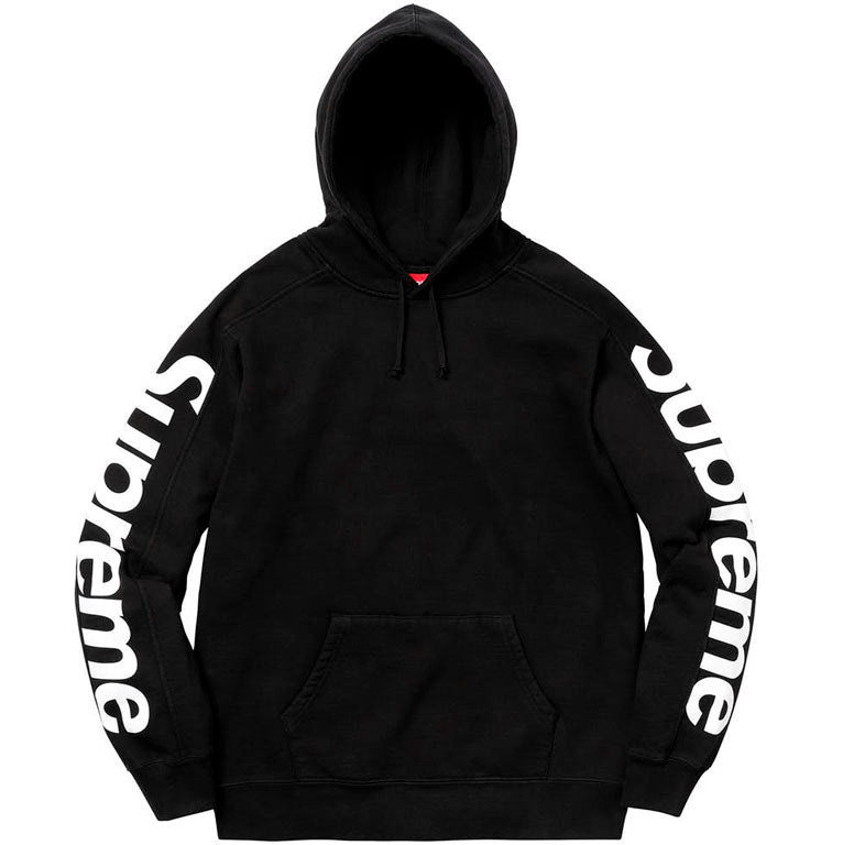 Supreme Sideline Hooded Sweatshirt- Black
