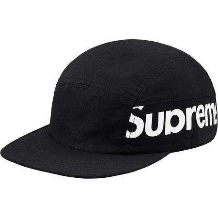 Supreme Side Panel Camp Cap- Black