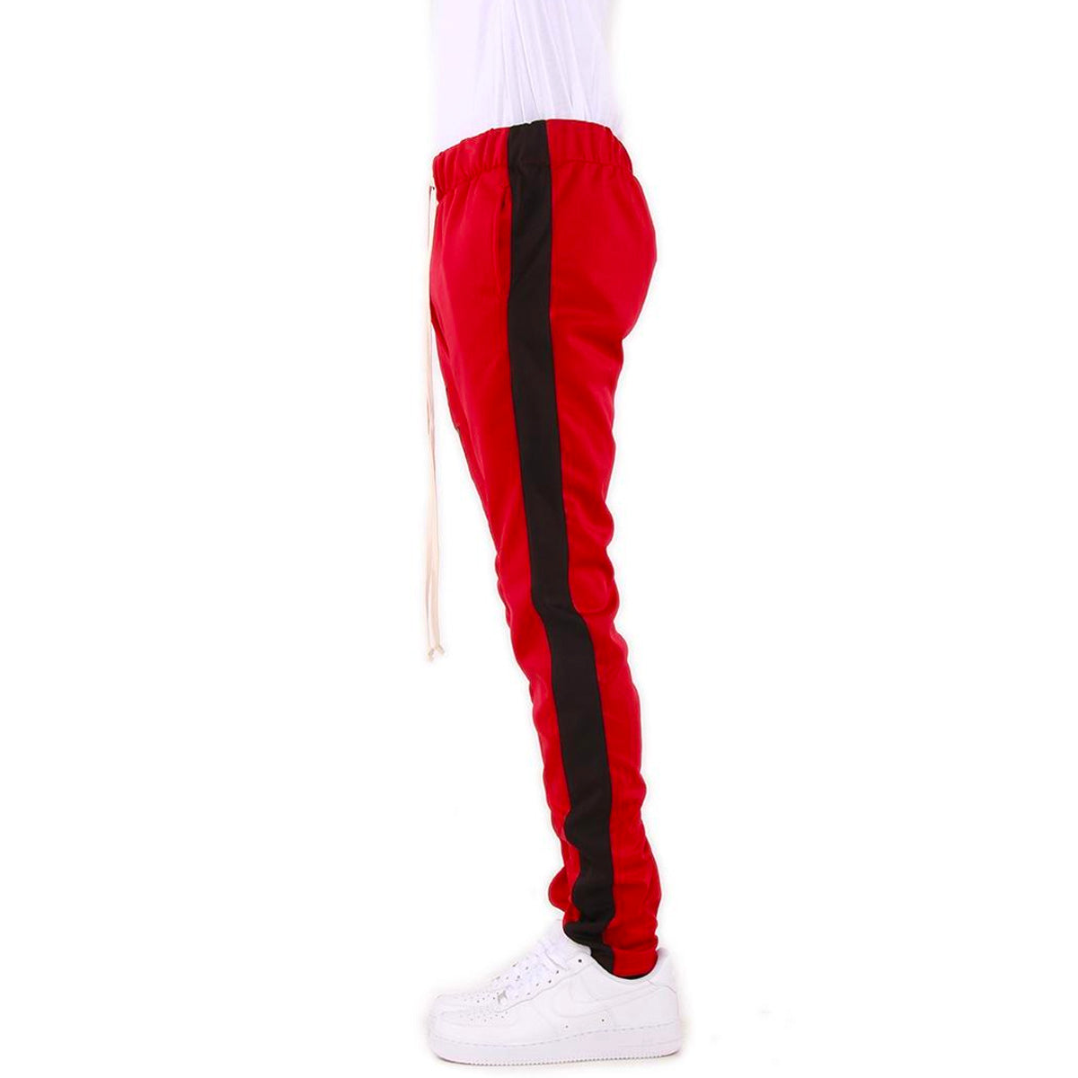 Slim Track Pants - Red / Black