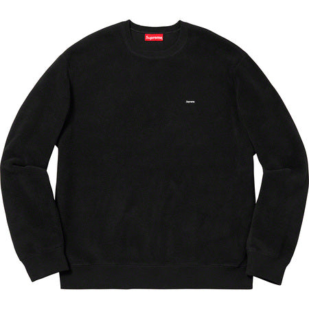 Supreme Polartec Small Box Crewneck- Black