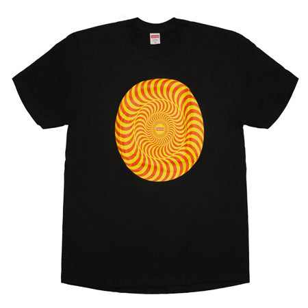 Supreme Spitfire Classic Swirl T-Shirt- Black