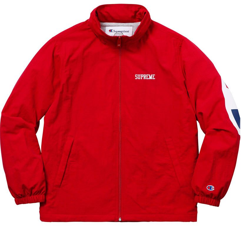 Supreme - Supreme Champion Track Jacket- Dark Red – Streetwear