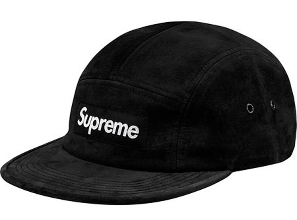 Supreme Suede Camp Cap- Black