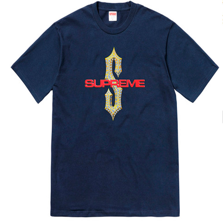 Supreme Diamond Tee- Navy