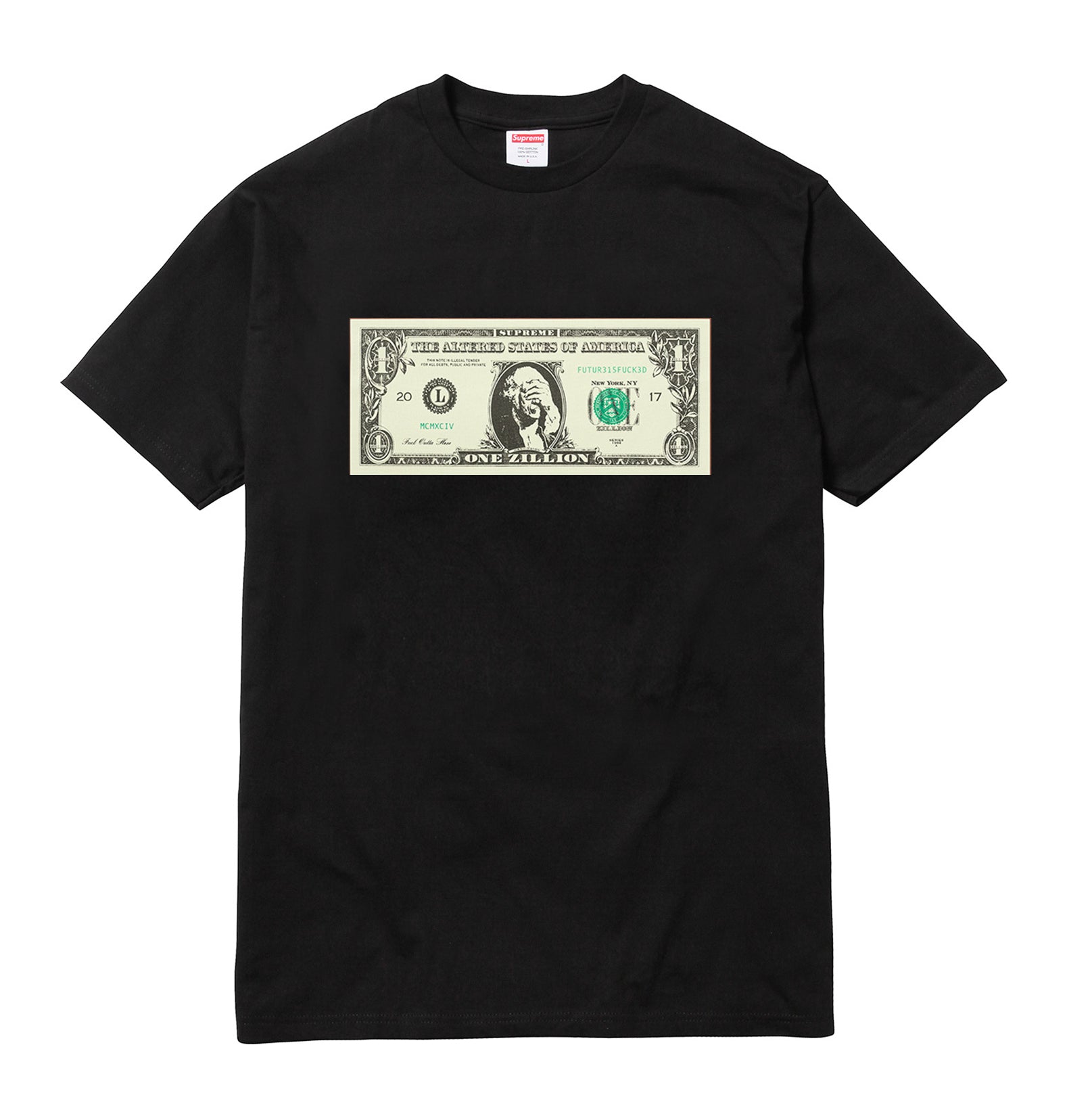 SUPREME Dollar Tee Black