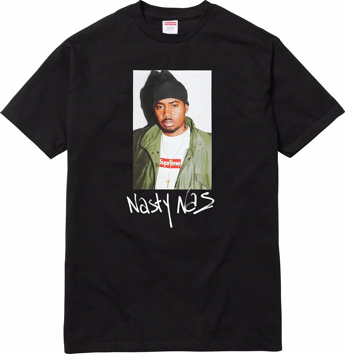 SUPREME Nas Tee - Black