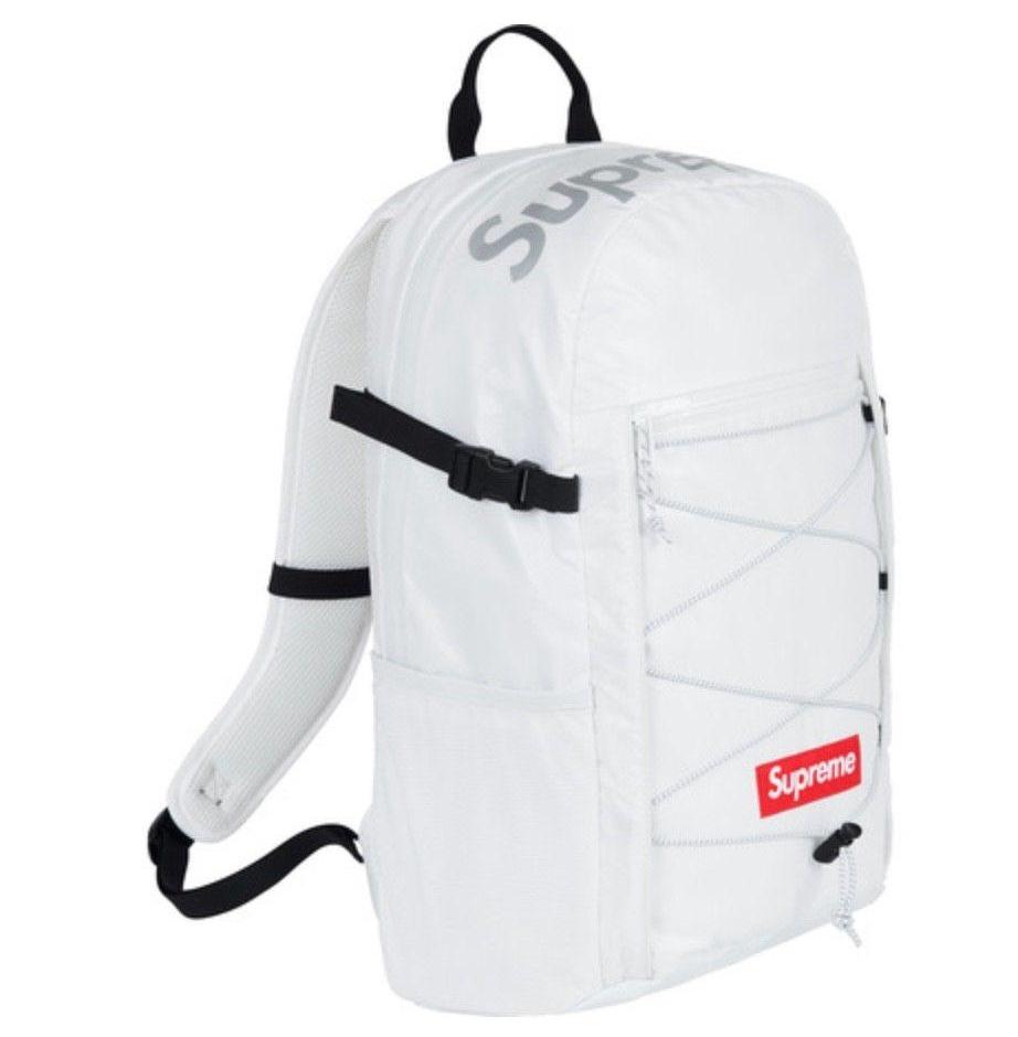 Supreme white Backpack