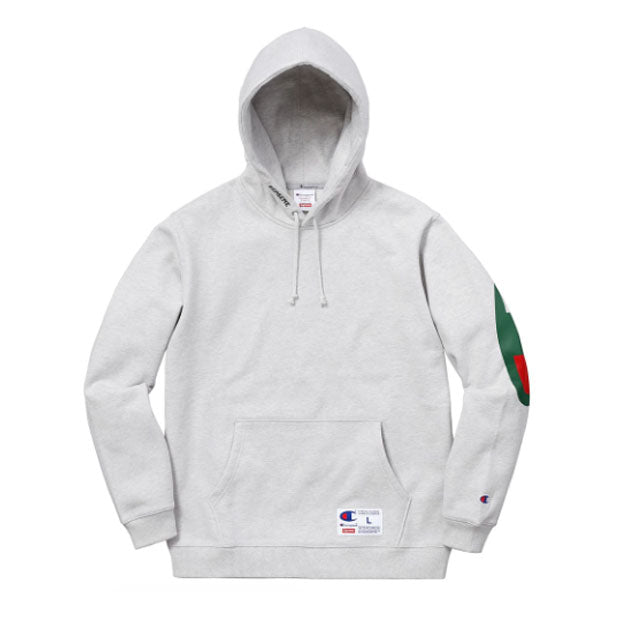 Supreme Champion Hooded Sweatshirt (SS18) Ash Grey