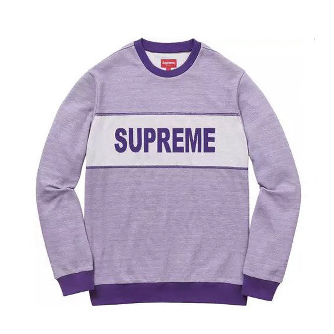 SUPREME Tonal Stripe Crewneck