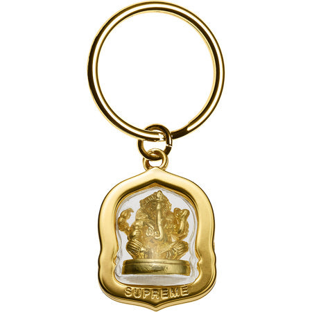 Supreme Ganesh Keychain- Gold