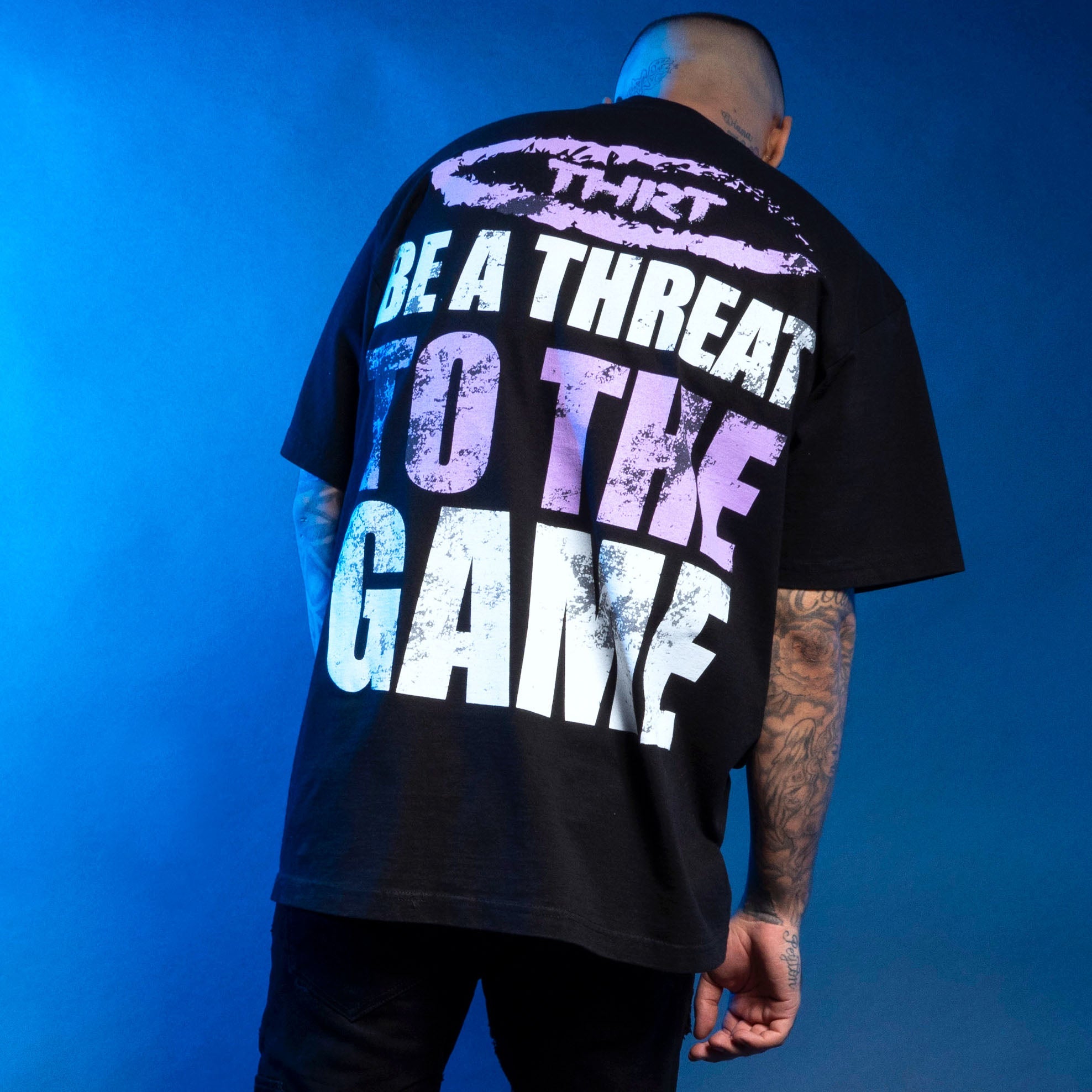 Threat To The Game Heavy Weight Tee - Black