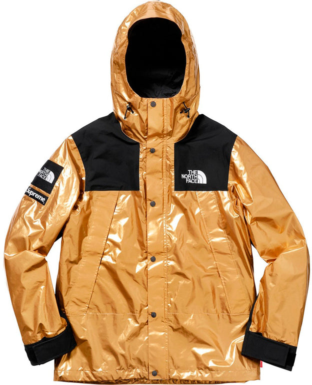 Supreme The North Face Metallic Mountain Parka- Gold