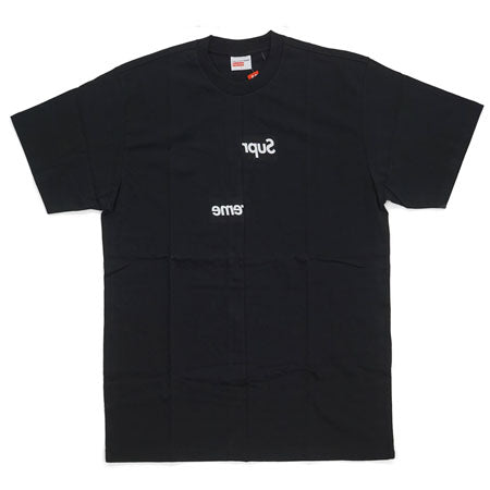 Supreme Comme des Garcons SHIRT Split Box Logo Tee- Black