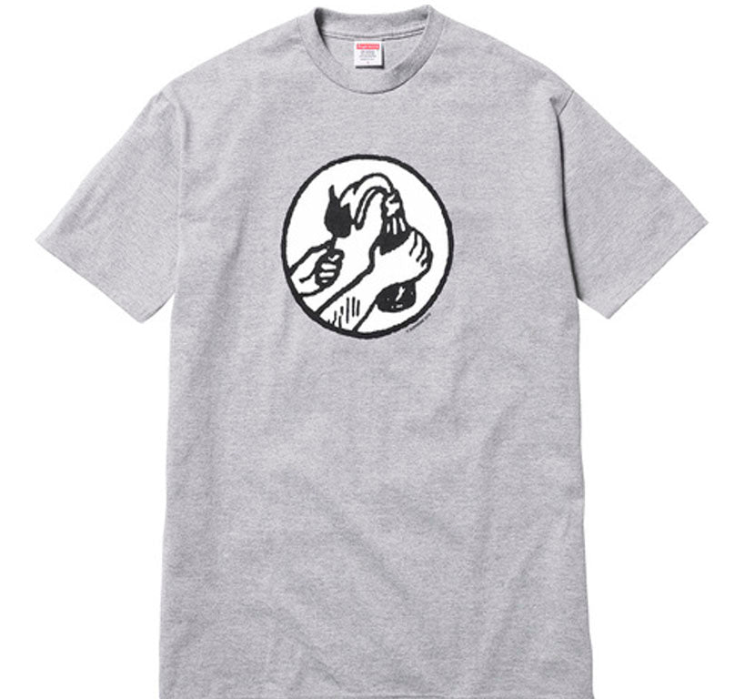 Supreme Molotov Tee- Heather Grey