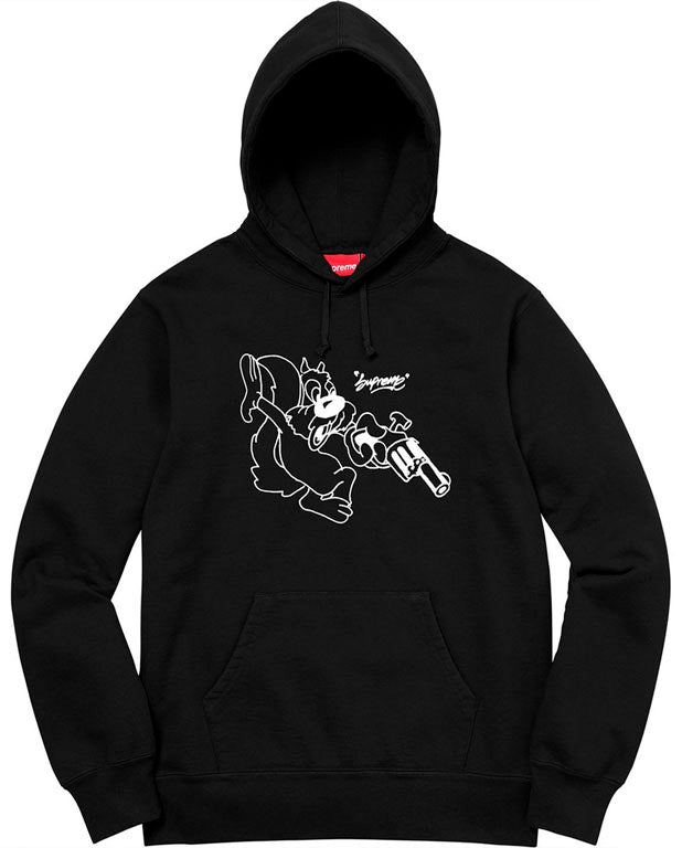 Supreme Lee Hooded Sweatshirt- Black