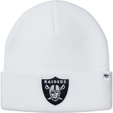 Supreme Raiders NFL '47 Beanie- White