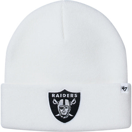 Supreme Raiders NFL '47 Beanie- White