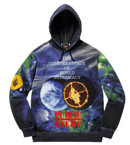 Supreme UNDERCOVER/Public Enemy Hooded Sweatshirt- Multi