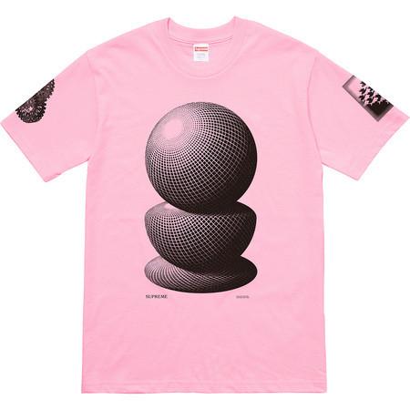 Supreme M.C. Escher Three Spheres Tee - Pink