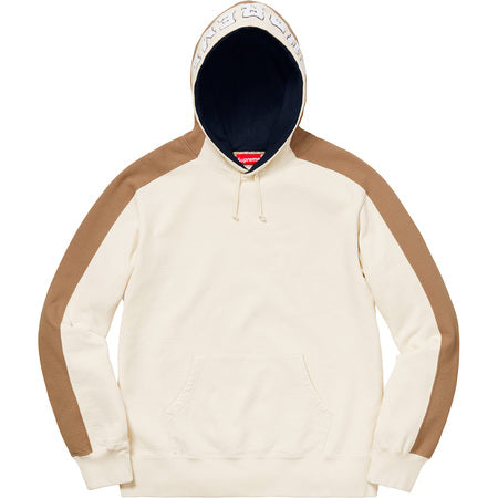 Supreme Paneled Hoodie- Natural